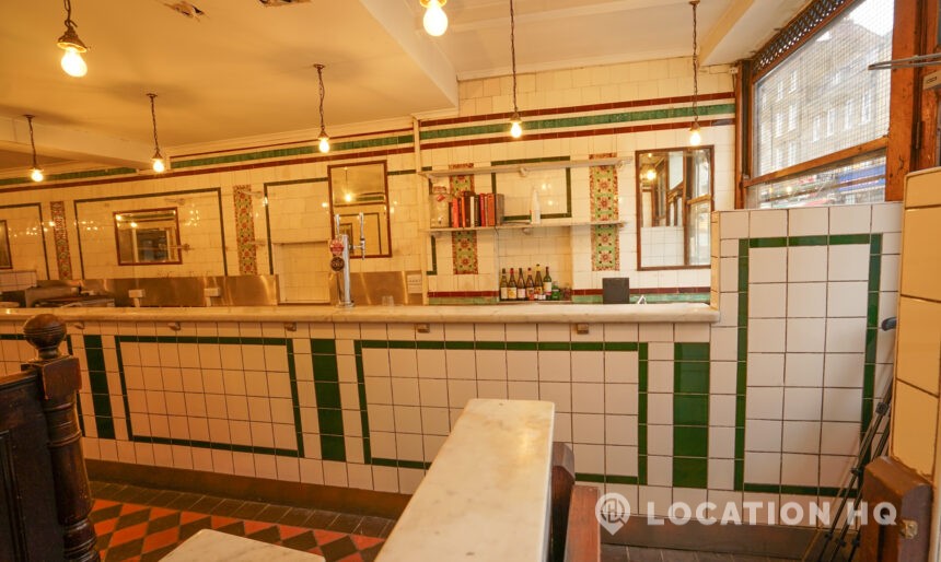 Period London pie and mash shop