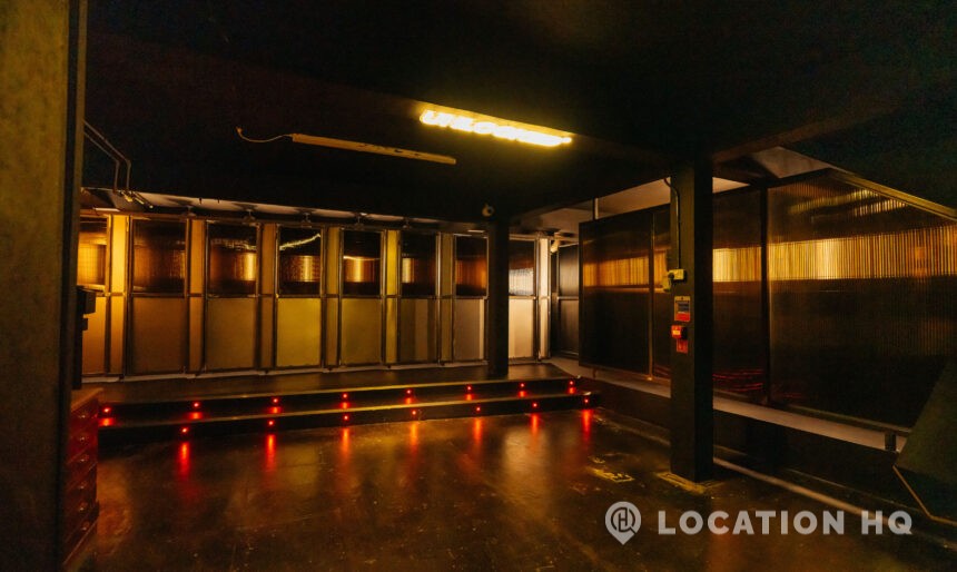 Clubvibe nighclub Empty London Warehouse Basement filming photoshoot advertising shoot
