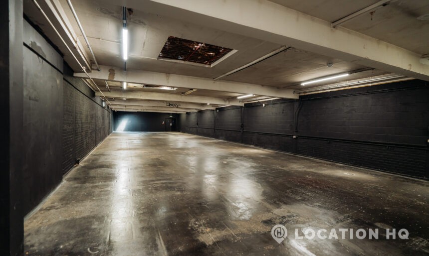 Clubvibe nighclub Empty London Warehouse Basement filming photoshoot advertising shoot
