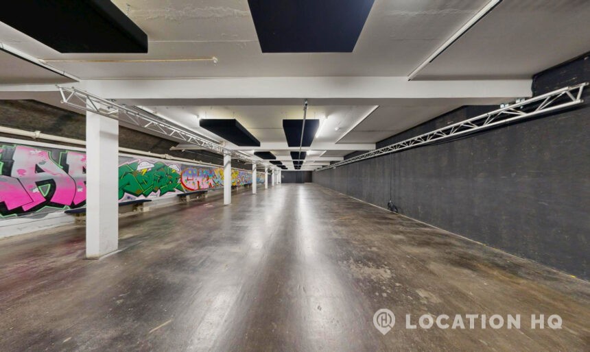 Street Art Underground Warehouse Interior Urban Graffiti Basement
