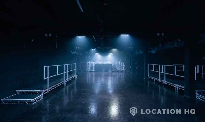 Warehouse for filming