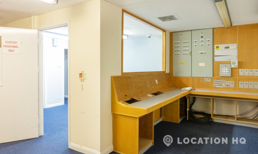 police cell block control room