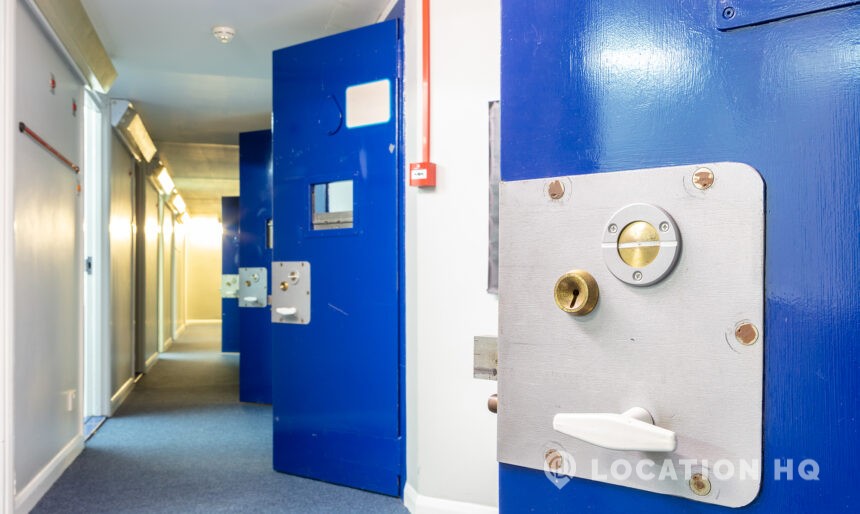 Police station cells filming