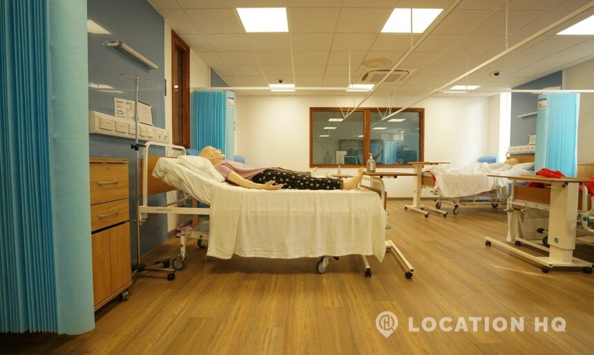 Hospital ward filming