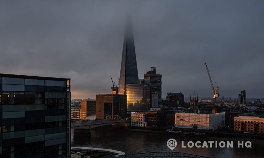 Shard shard view filming London rooftop roof top roof-top filming London film location