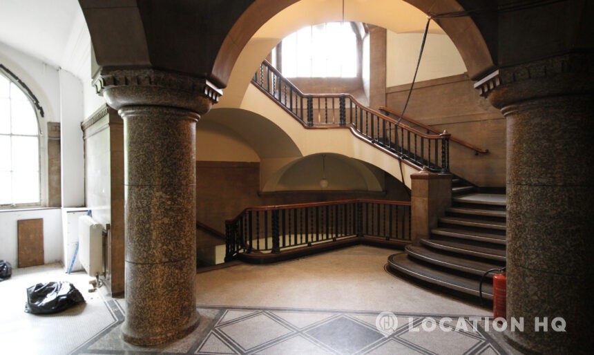 grand staircase filming London