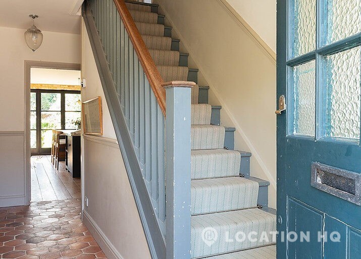 residential staircase for filming