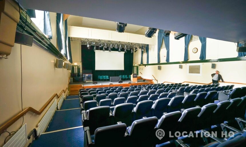 Lecture hall filming film location