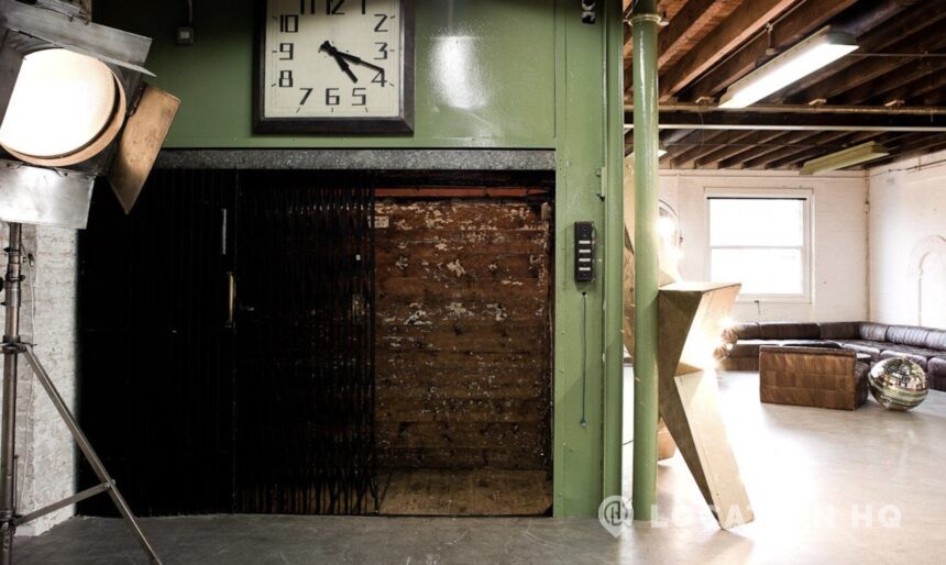 Industrial elevator lift film location