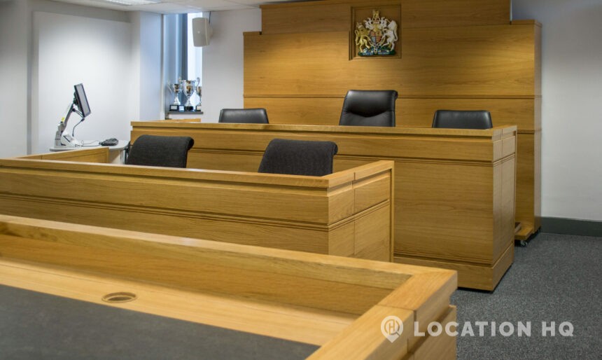 Court Room modern film location