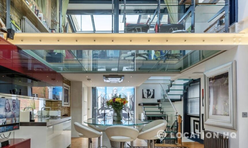 open plan apartment