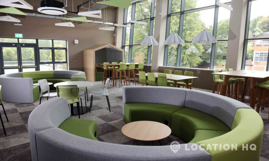 school cafeteria modern
