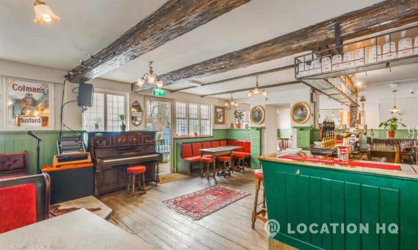 retro bar pub west London film location