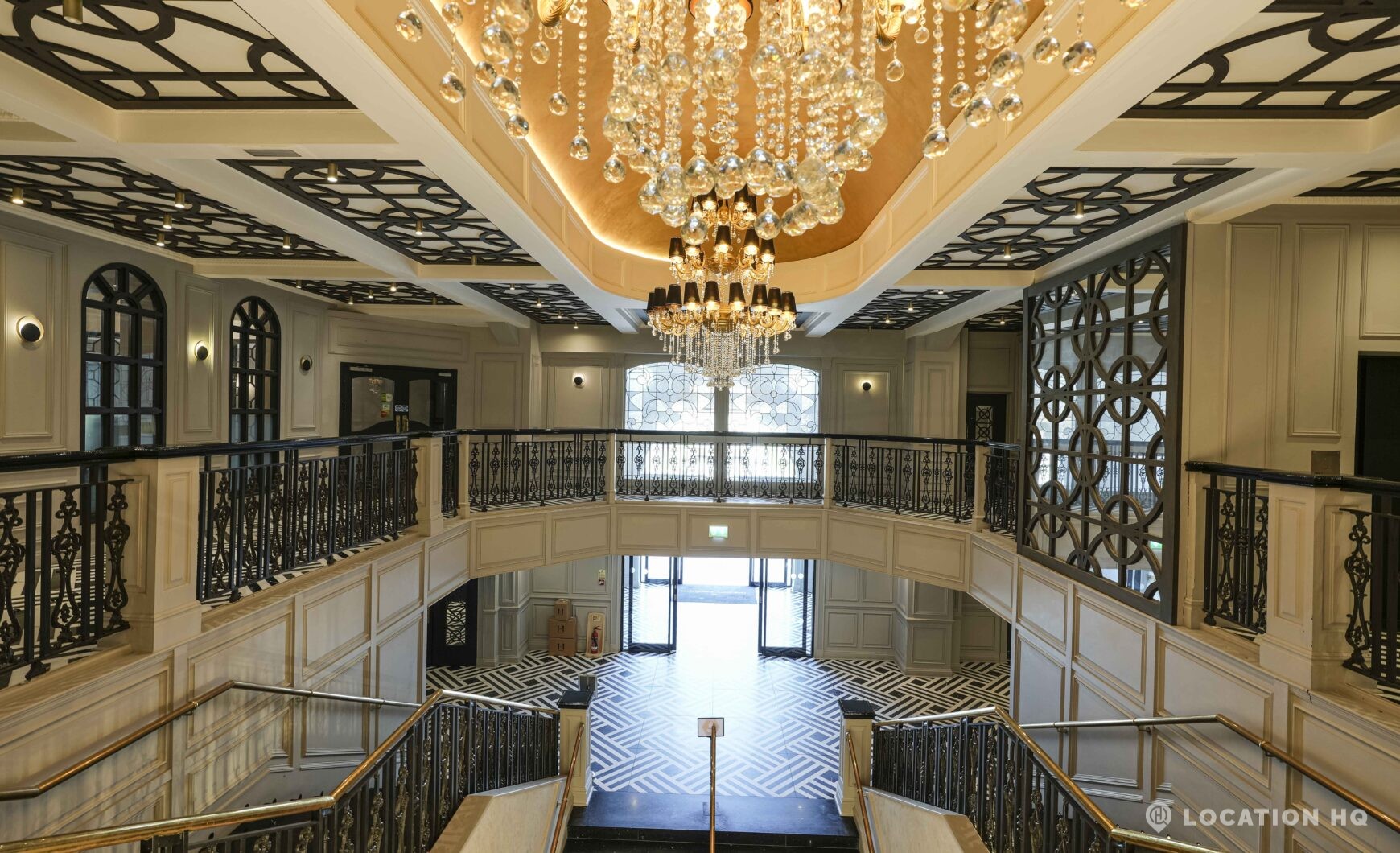 mezzanine lobby film location