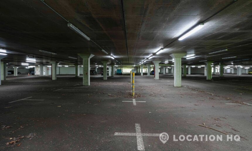 office underground car park film location