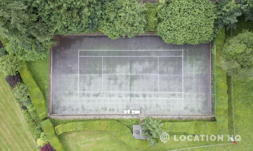 Tennis ground court film location