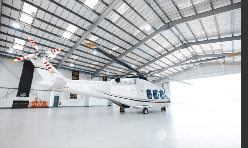 Helicopter hangar