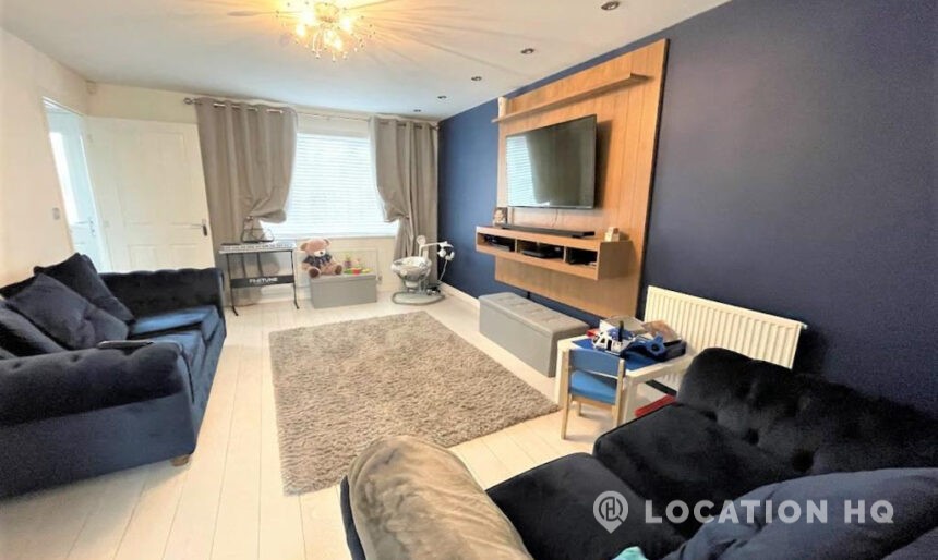 suburban house sitting area