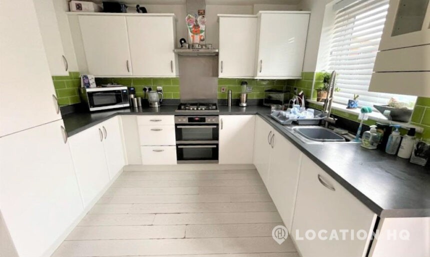 modern suburban house kitchen