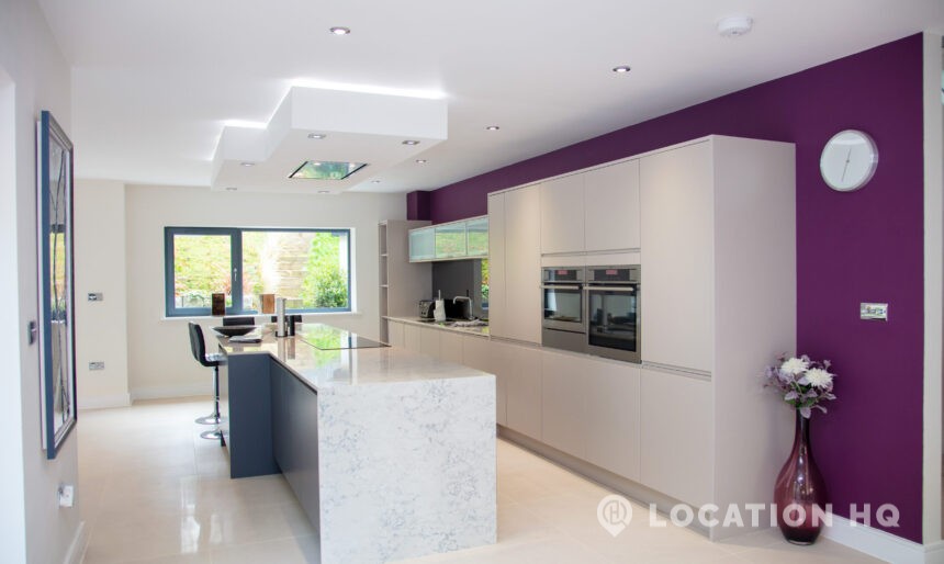 modern house for filming