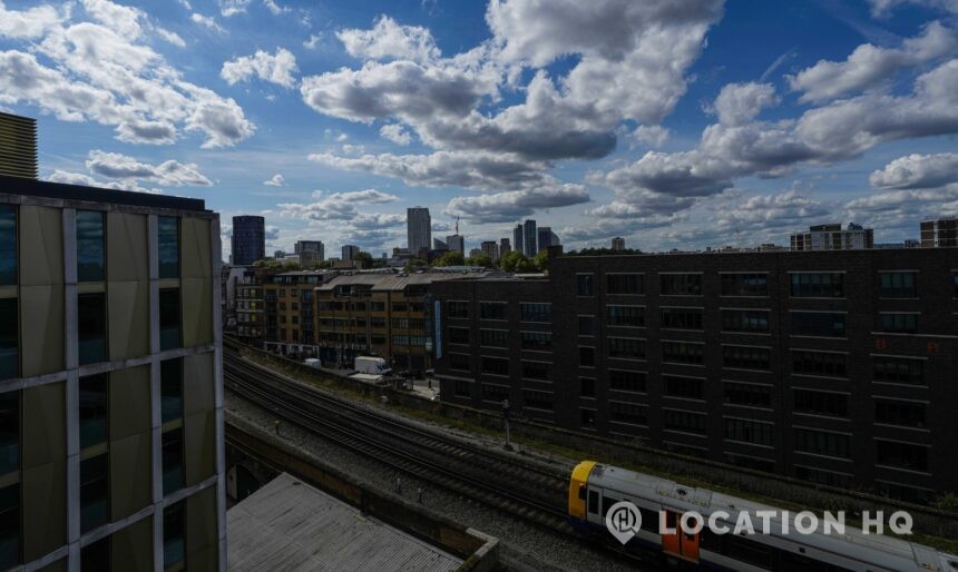 rooftop with rail view