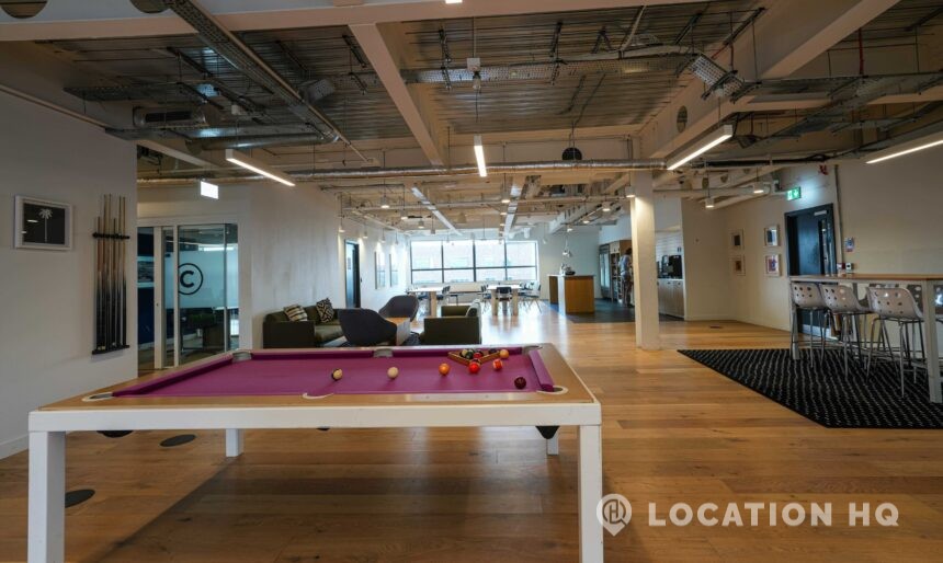 co-working office space for filming