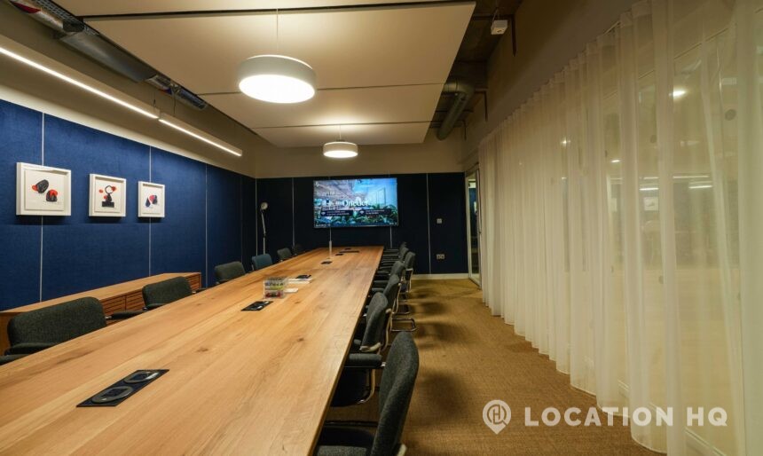 conference room for filming