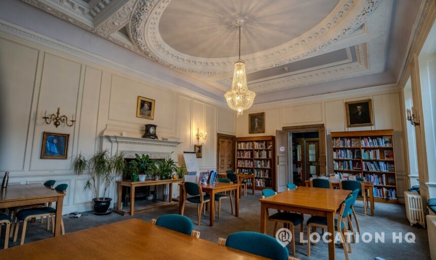 school library for filming
