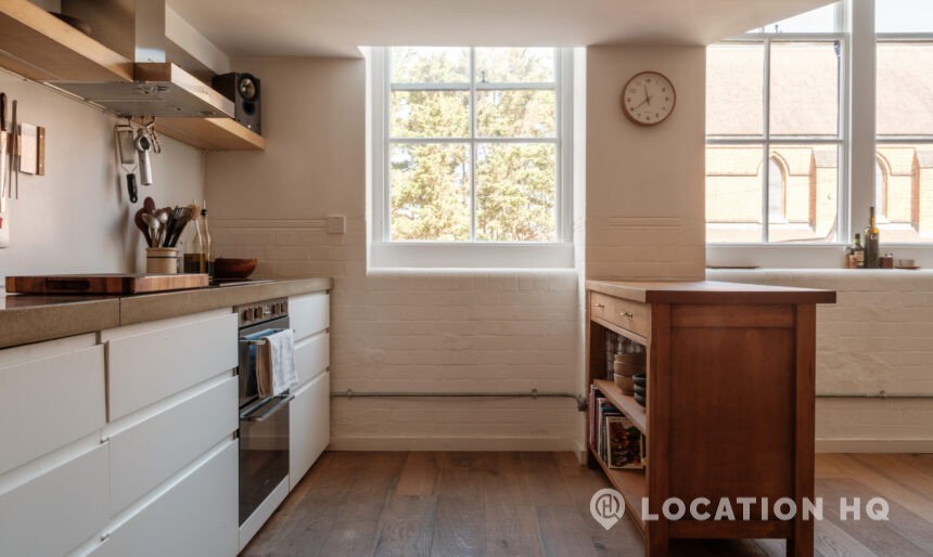 domestic kitchen for filming