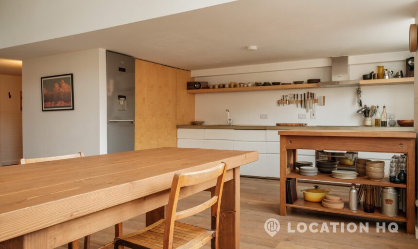 dinning area for filming