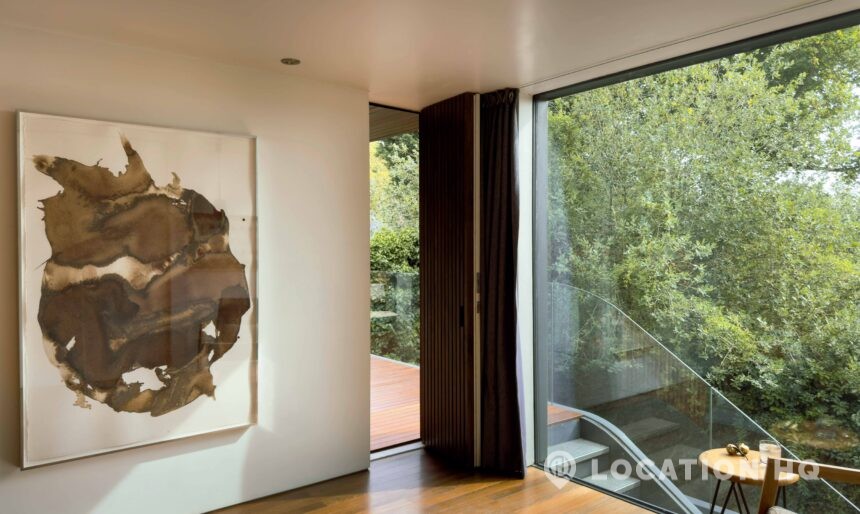 modern contemporary house interior for filming