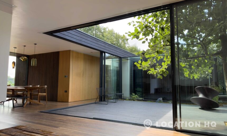 modern contemporary house for filming uk