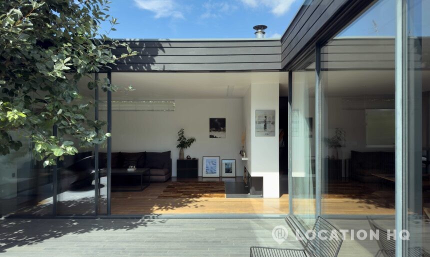 contemporary house for filming