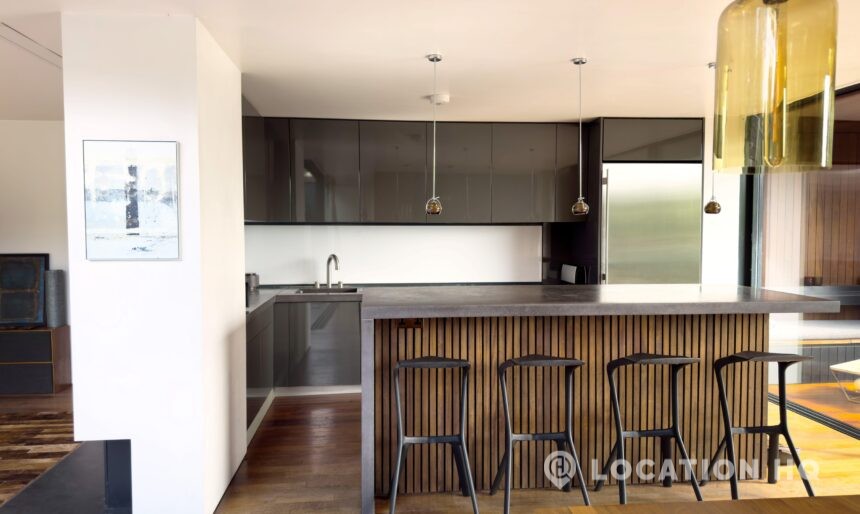 high end kitchen for filming