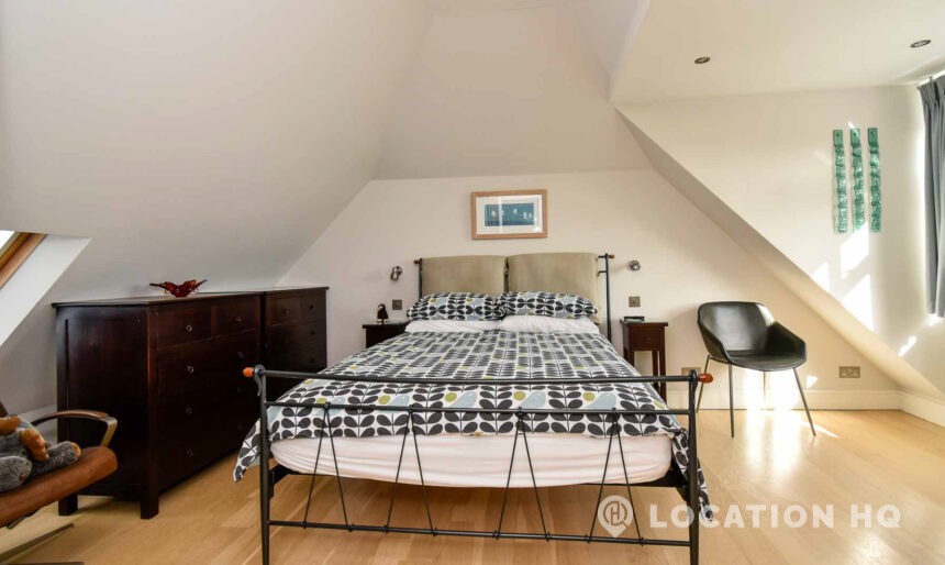 modern semi detached house bedroom