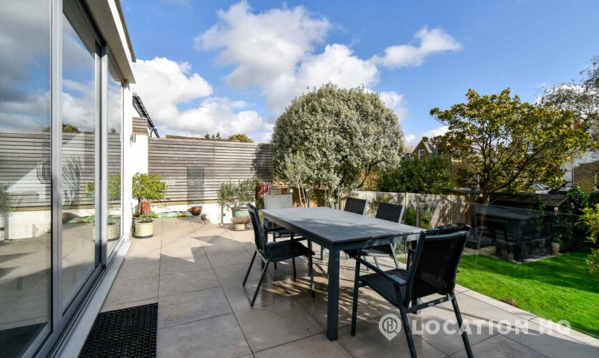 modern semi detached home exterior