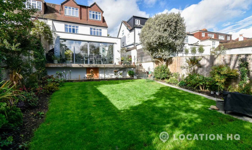 modern semi detached house exterior