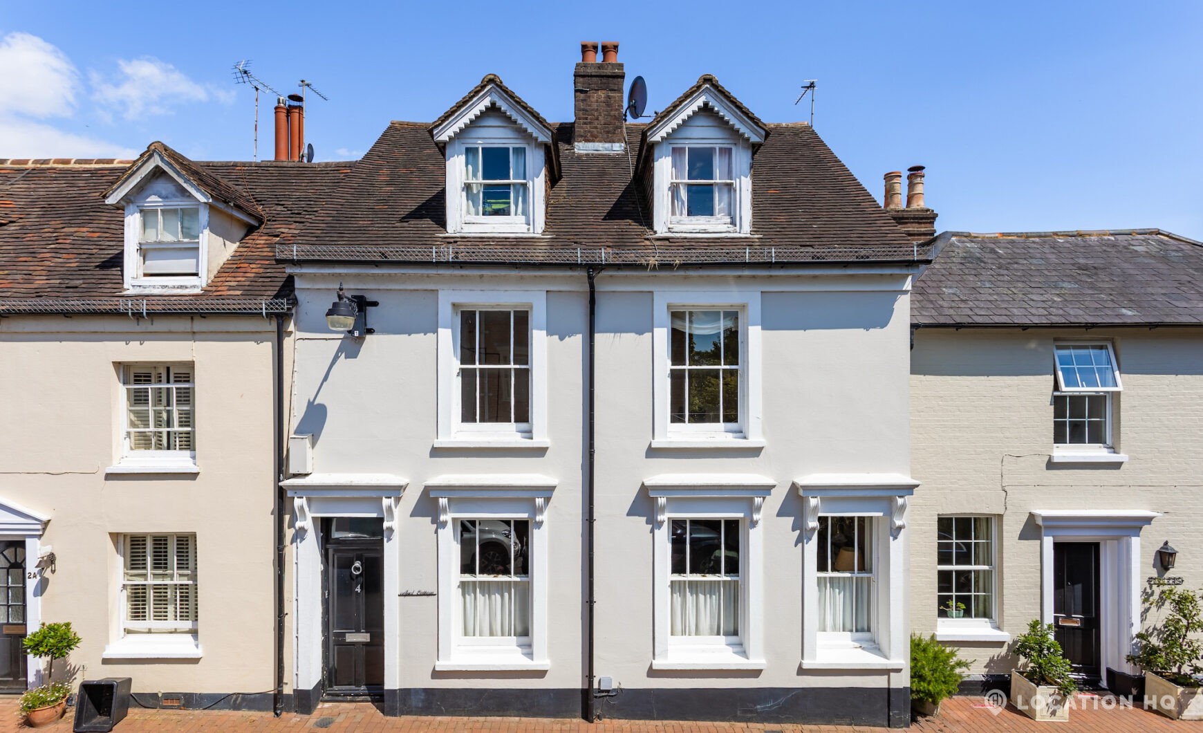Victorian townhouse for filming dormer windows