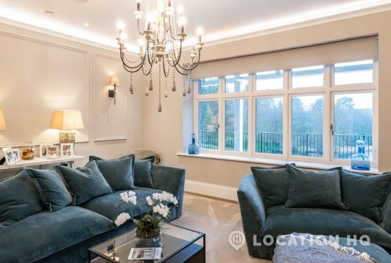 american style house windows