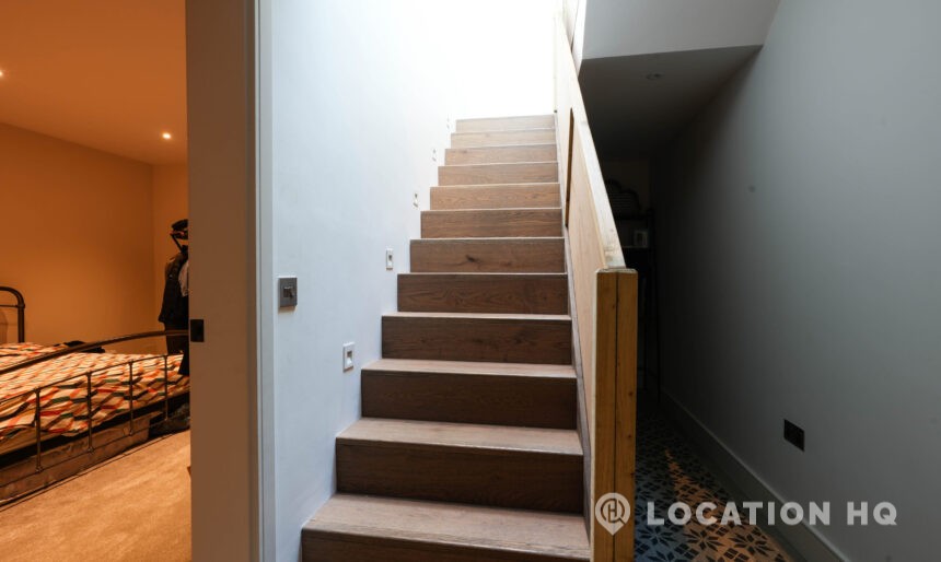wooden staircase