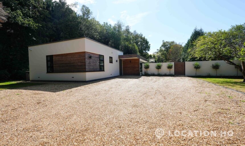 contemporary house for filming