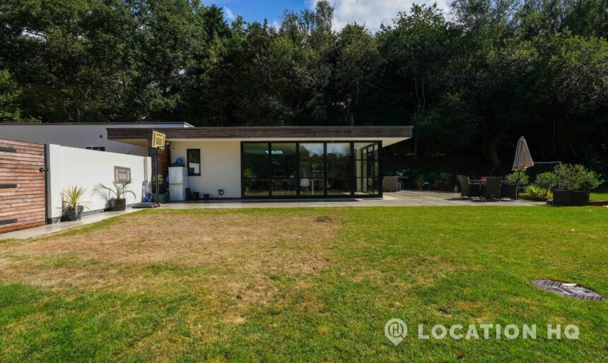 Modern house for filming