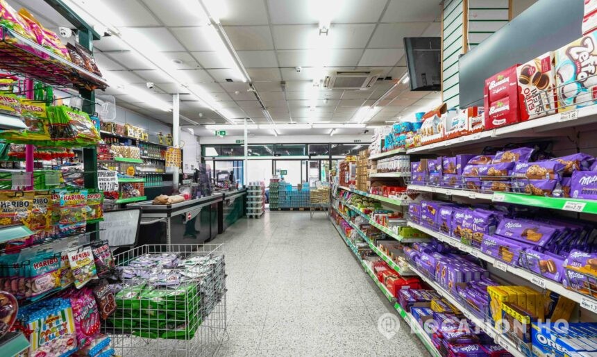 Corner shop for filming