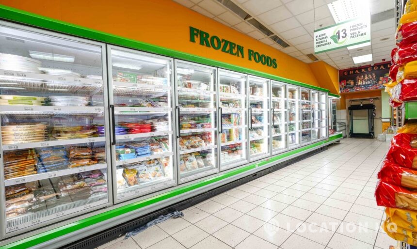 grocery centre for filming in London