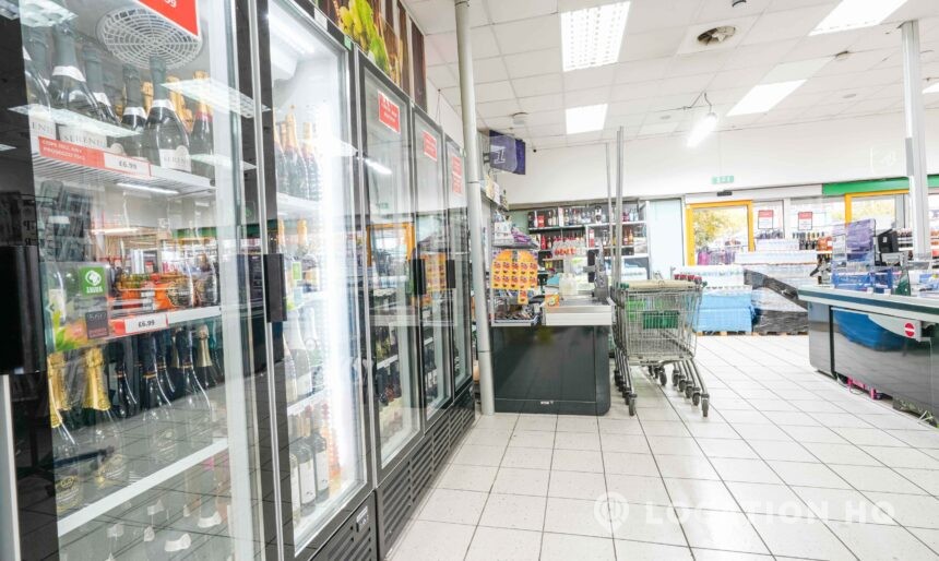 grocery shop for filming in London