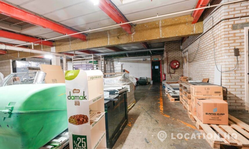 grocery store room for filming