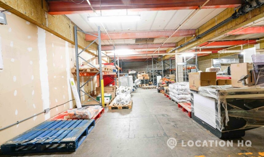 supermarket warehouse London film location