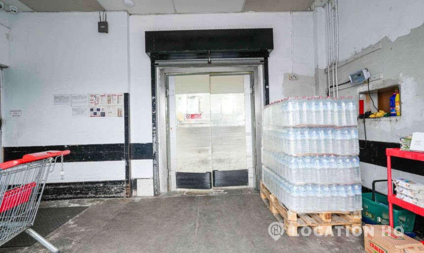 loading area for filming