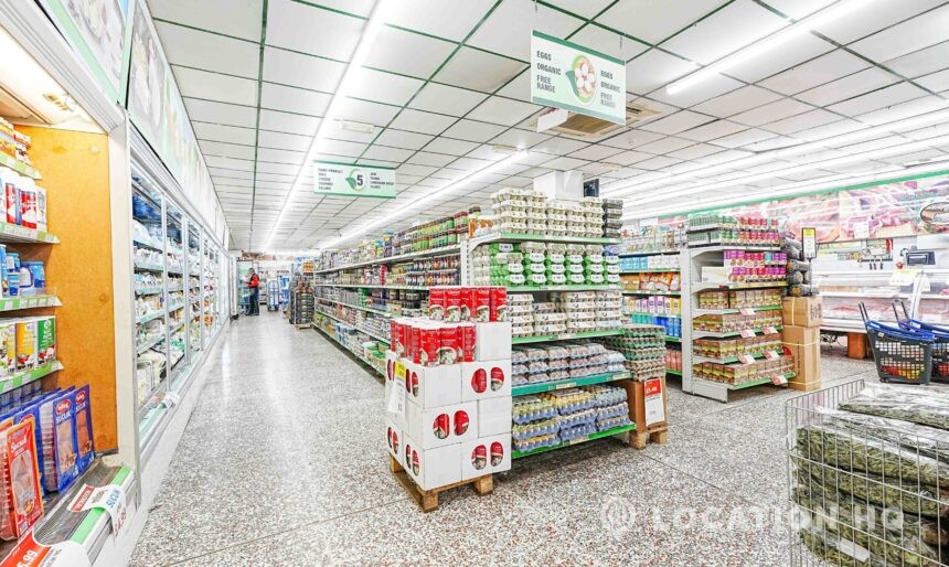 grocer's shop location for a film shoot