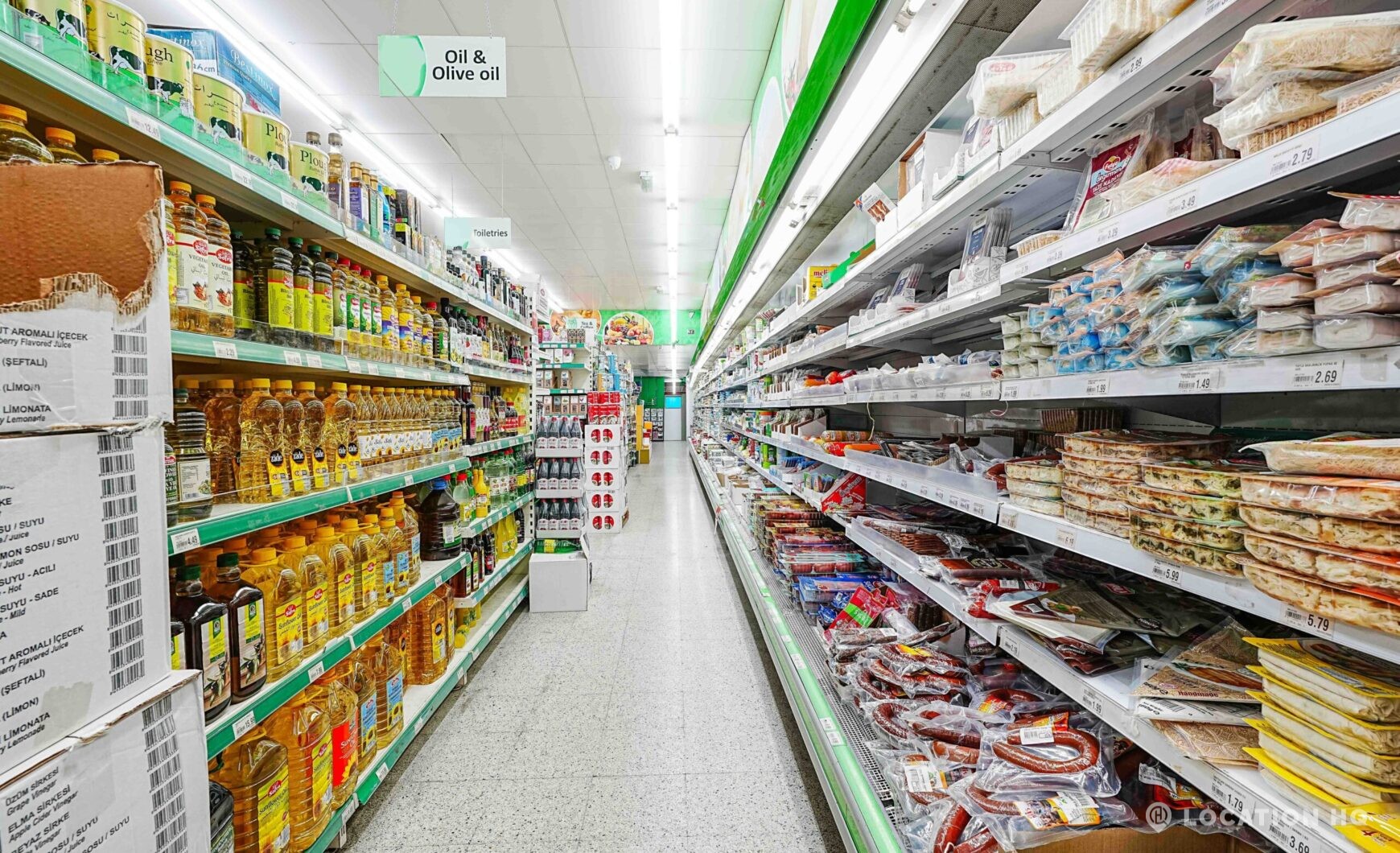 grocer's shop supermarket for filming